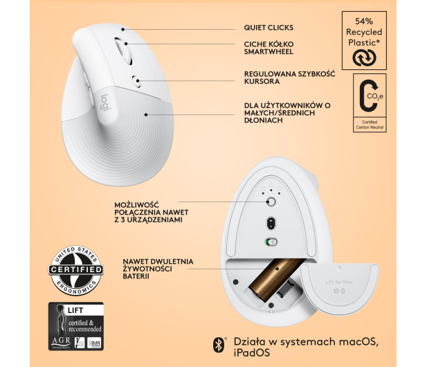 Logitech LIFT for Mac - 1080181 - zdjęcie 11